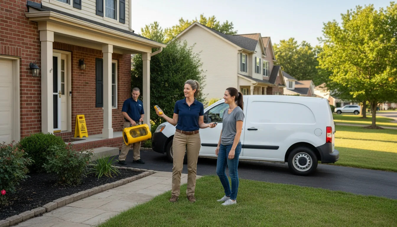 Water restoration image for Dehumidification And Cleanup Services in Kirkville, NY